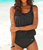 Women's Printed Tankini Swimsuit Set