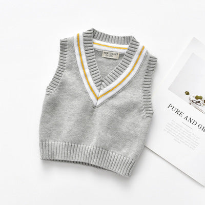 Children's Sweater Vest Pullover Top