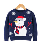 Cartoon Christmas Red Snowman Pullover Sweater | Streetwear