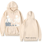 Korean Style Versatile Personality Hoodie for Night Lab | Streetwear