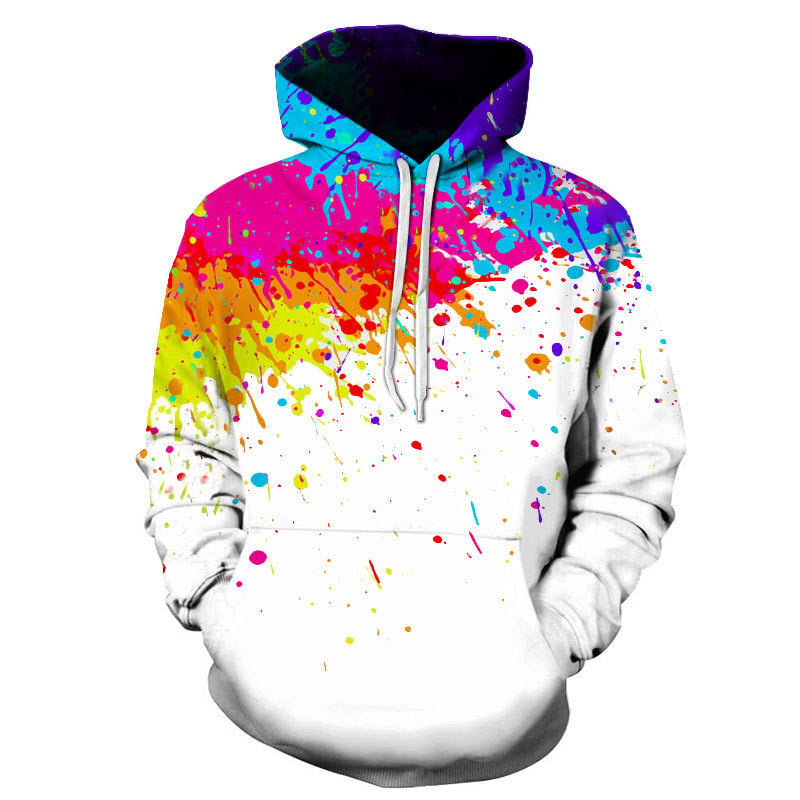 3D Digital Print Hooded Sweatshirt for Graffiti Art | Streetwear