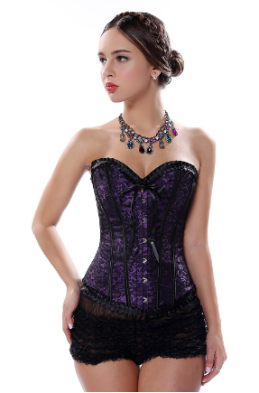 Lace Fabric Double Adjustable Bodysuit