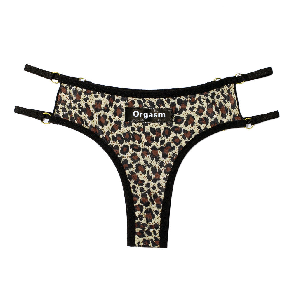 Seamless Women's T-Back Sports Thong with Cutouts
