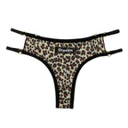 Seamless Women's T-Back Sports Thong with Cutouts
