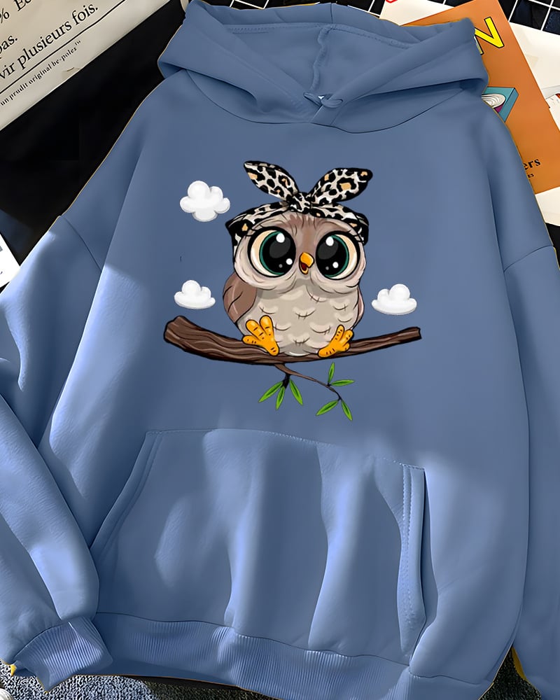 Cute Cartoon Hooded Sweatshirt for Women | Streetwear