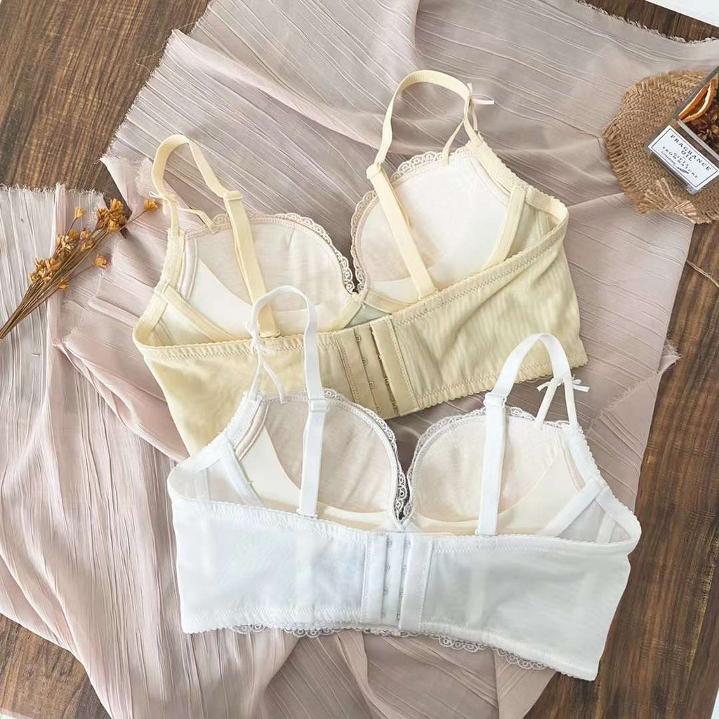 Lace Bralette Set for Women with Adjustable Design