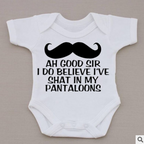 Summer Short Sleeve T-Shirt Bodysuit with Cute Print