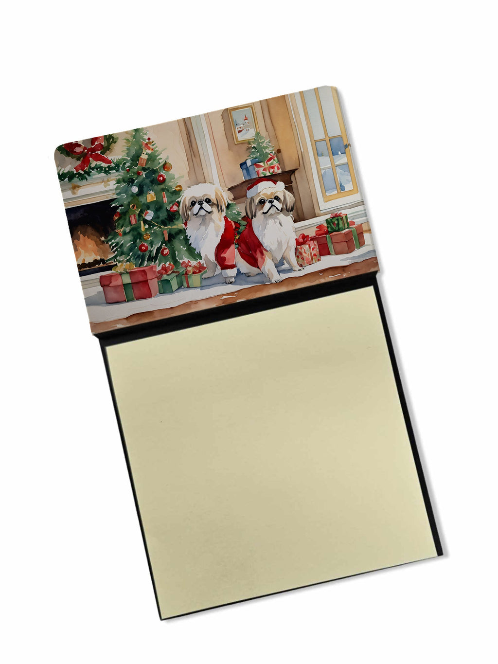 Pekingese Cozy Christmas Sticky Note Holder
