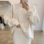 Casual All-Match Long-Sleeved Pullover Sweater | Streetwear