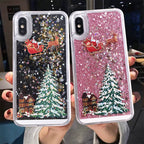 Santa Claus Christmas Tree Phone Case for iPhone & Samsung | Protective Cover
