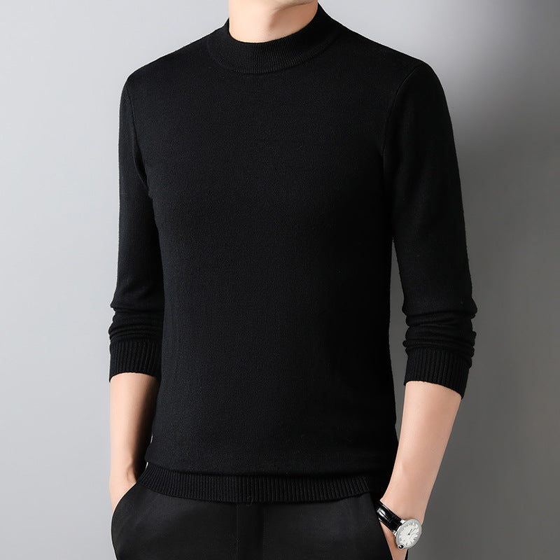 Casual Long Sleeve Round Neck Stretch Sweater Top