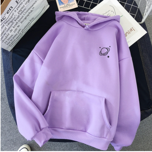 Fleece Hoodie for Women - Loose Fit Fall/Winter Top | Streetwear