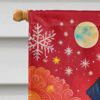 Borzoi Russian Wolfhound Holiday Christmas House Flag
