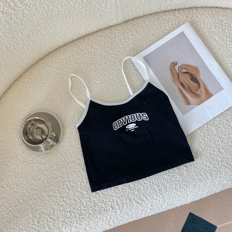 Color Clash Cropped Camisole