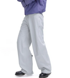 Waterproof Soft Shell Fleece-lined Mid-waist Casual Pants