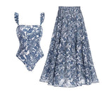 Alice Swimsuit with Skirt (One Piece)