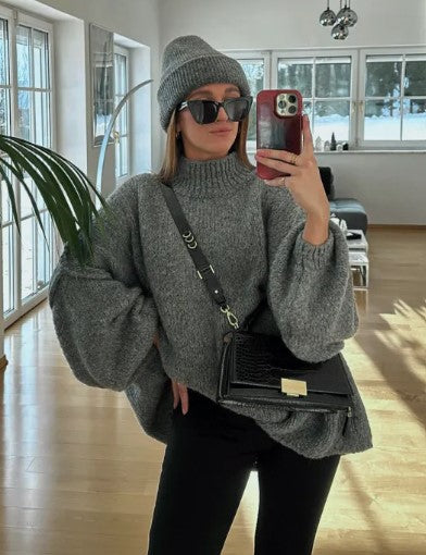 Loose Plus Size Pullover Sweater | Streetwear