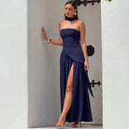 Tube Top Backless Maxi Dress