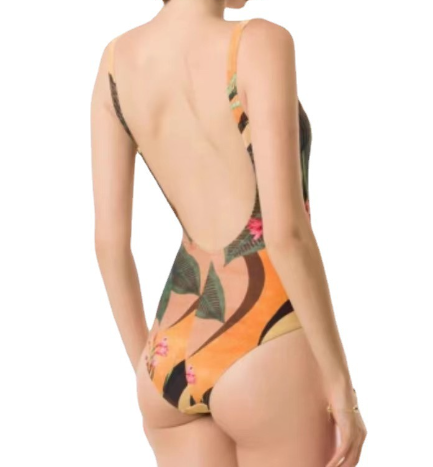 Wholesale Retro One-Piece Slimming Swimwear