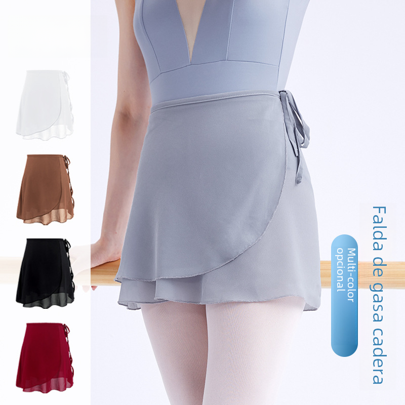 Women's Adult Ballet Dress One-Piece Chiffon Skirt
