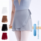 Women's Adult Ballet Dress One-Piece Chiffon Skirt