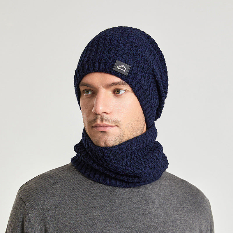 Winter Beanie and Scarf Set for Men and Women (One Set) | Embroidered Cap