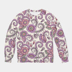 3D Geometric Pattern Oversize Round Neck Sweater