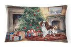 Cavalier Spaniel Christmas Throw Pillow