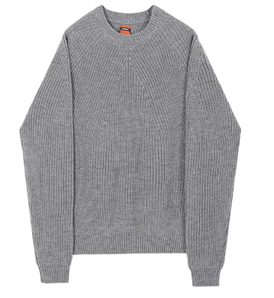 Men's Solid Color Sweater Coat