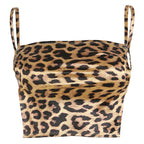 Summer Women's Cross Strap Leopard Print Tank Top