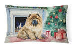 Chow Chow Christmas Throw Pillow