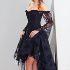 Day the Dead Corset & Lace Skirt Two-Piece Set