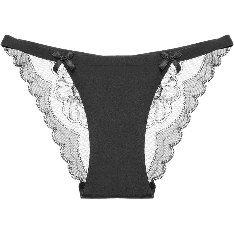 Lace Thong Low Waist Women's Underwear (Triangle Cut)