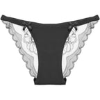 Lace Thong Low Waist Women's Underwear (Triangle Cut)
