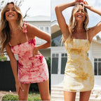 Stylish Women's Sleeveless Printed Mini Dress for Summer