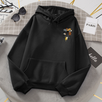 Popular Women's Cat Fleece Long-Sleeve Hoodie | Streetwear