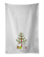 Turkish Angora Cat Christmas Kitchen Towel Set of 2
