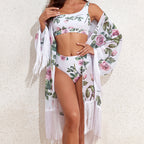 2024 Fashion Print Bikini Swimsuit with Cover-Up Set