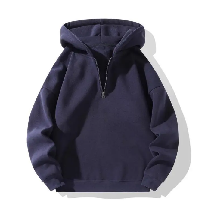Autumn And Winter Men's Zipper Hoodie Loose Sports Sweater | Streetwear