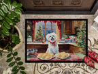 Maltese Christmas Cookies Doormat