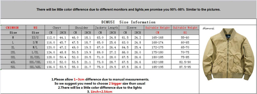 DIMUSI Men's Slim Fit Bomber Zipper Jacket for Streetwear