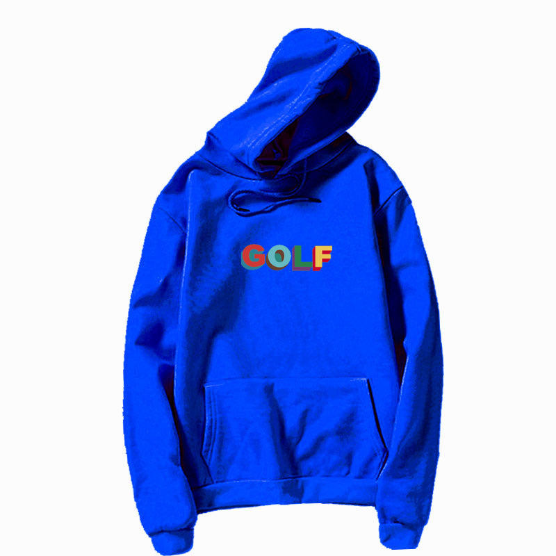 Harajuku Style Hooded Sweatshirt with COLF Print | Streetwear