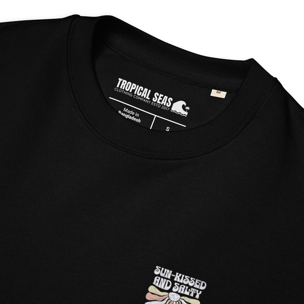 Unisex Sun-Kissed and Salty Eco Sweatshirt – 100% Organic Cotton | Streetwear