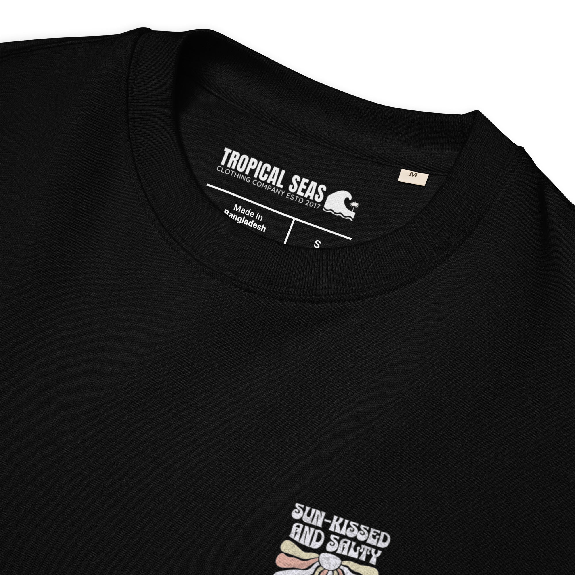 Unisex Sun-Kissed and Salty Eco Sweatshirt – 100% Organic Cotton | Streetwear