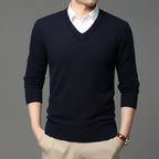 Long Sleeve Base Layer Shirt for Middle Aged Men
