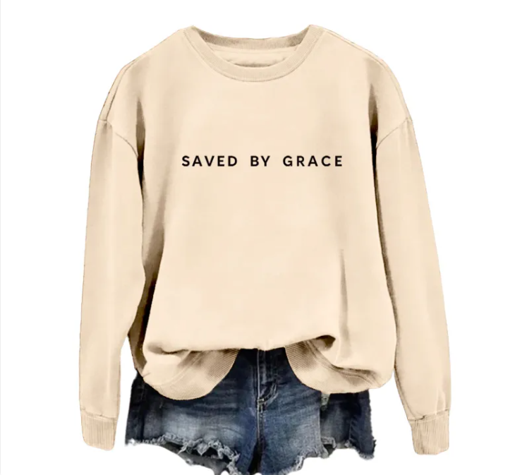 Graceful Faith Pullover Sweatshirt | Streetwear