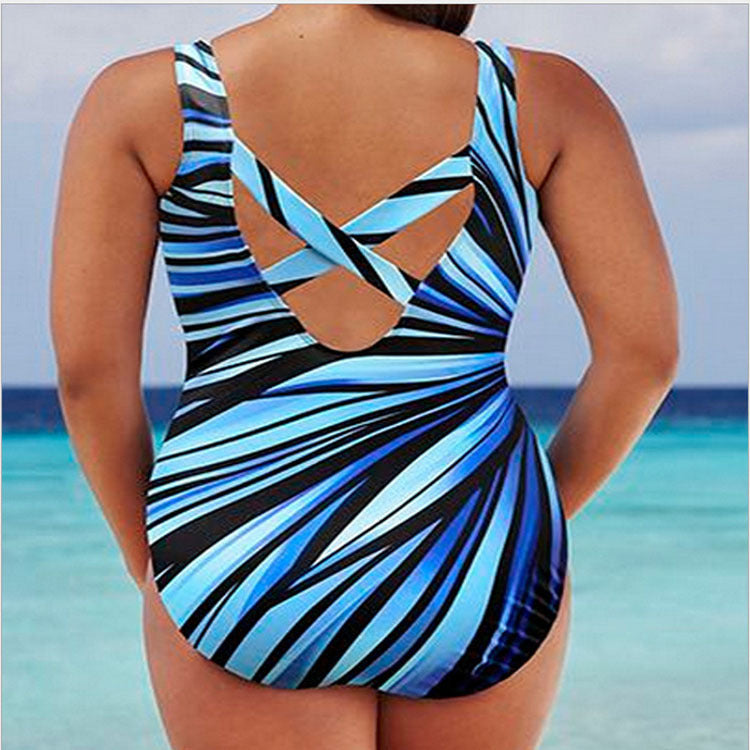 Printed One-Piece Swimsuit