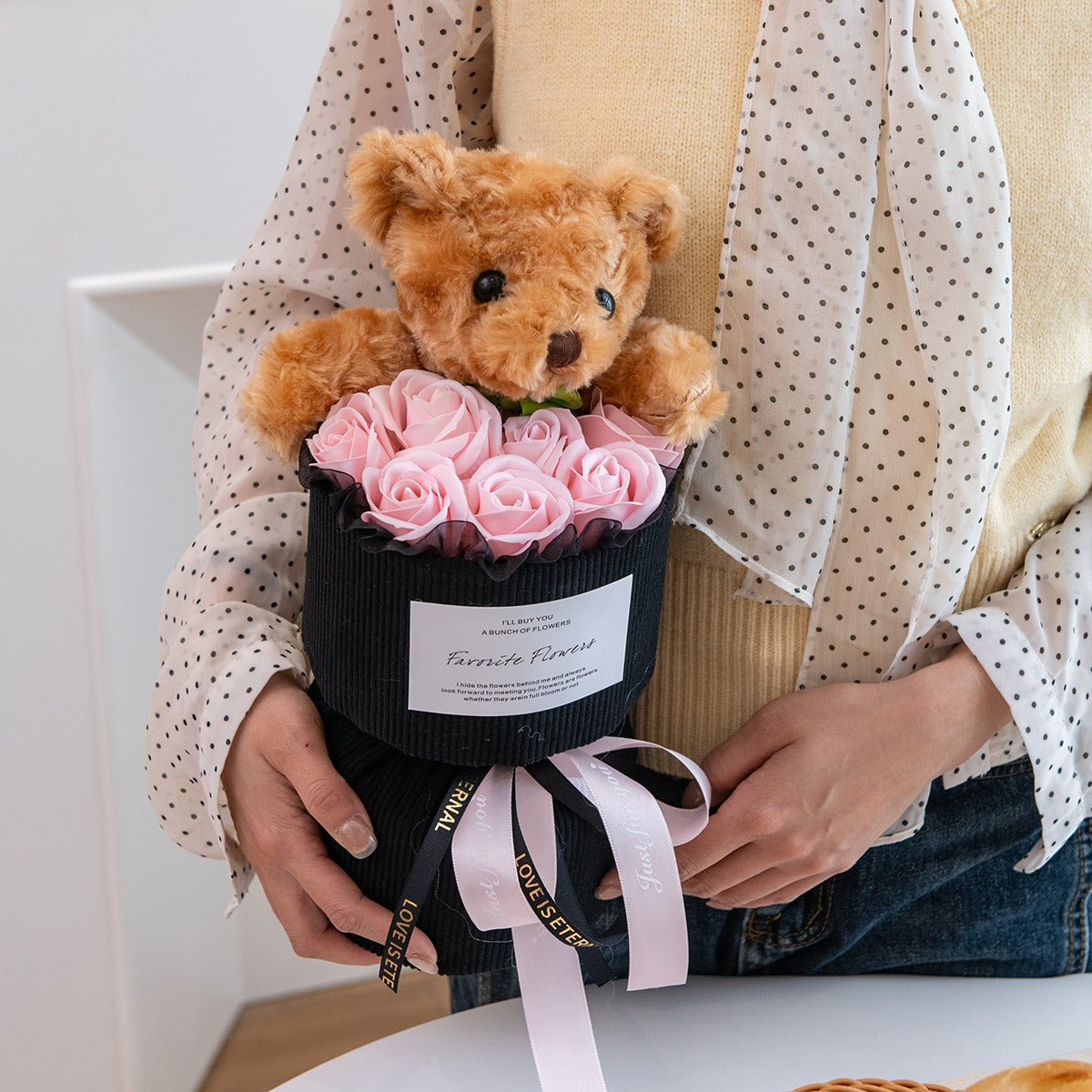Teddy Bear Bouquet Valentines Gift