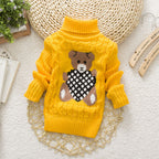 Thickened Baby Turtleneck Pullover Sweater