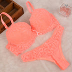 Lace Thong Set - Women's Sexy Lingerie Outfit